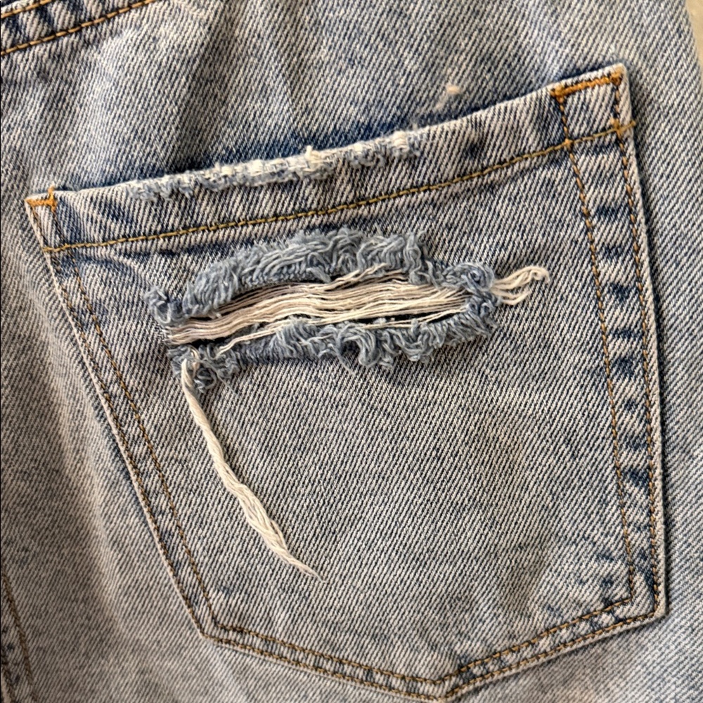 We The Free Light Blue Denim Skirt - Picture 8 of 11